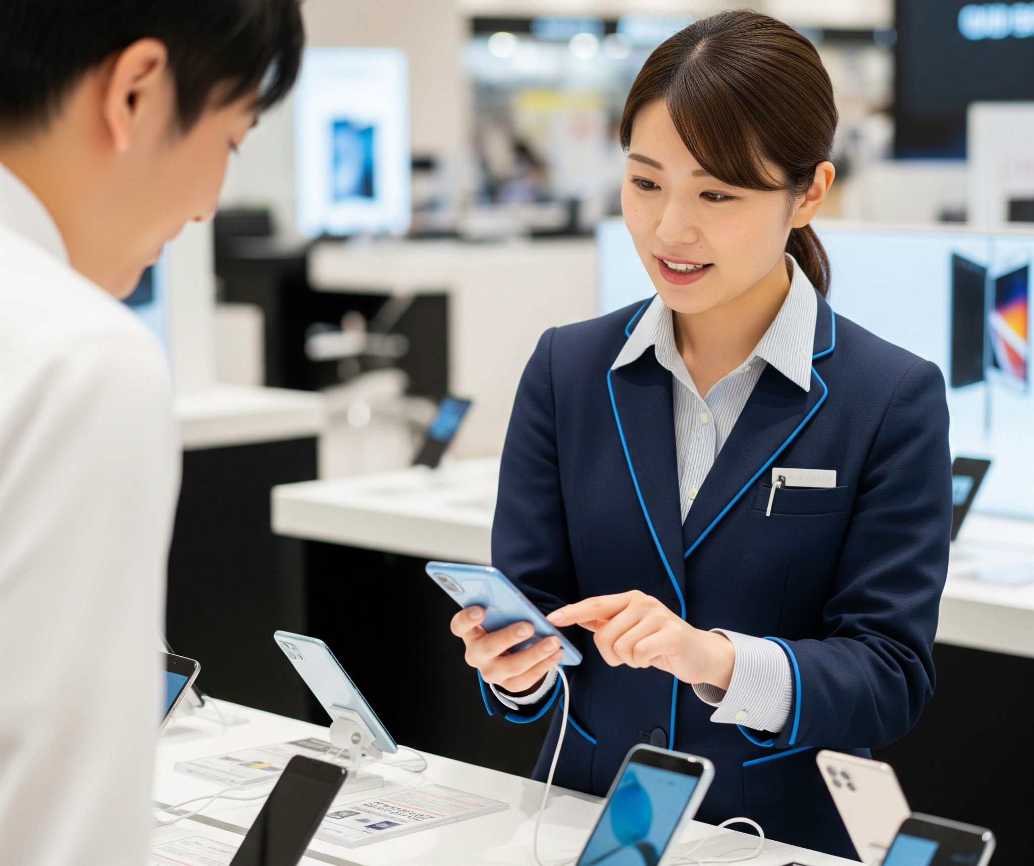 スマホ販売員