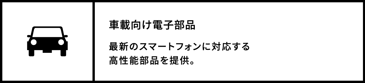 車載向け電子部品